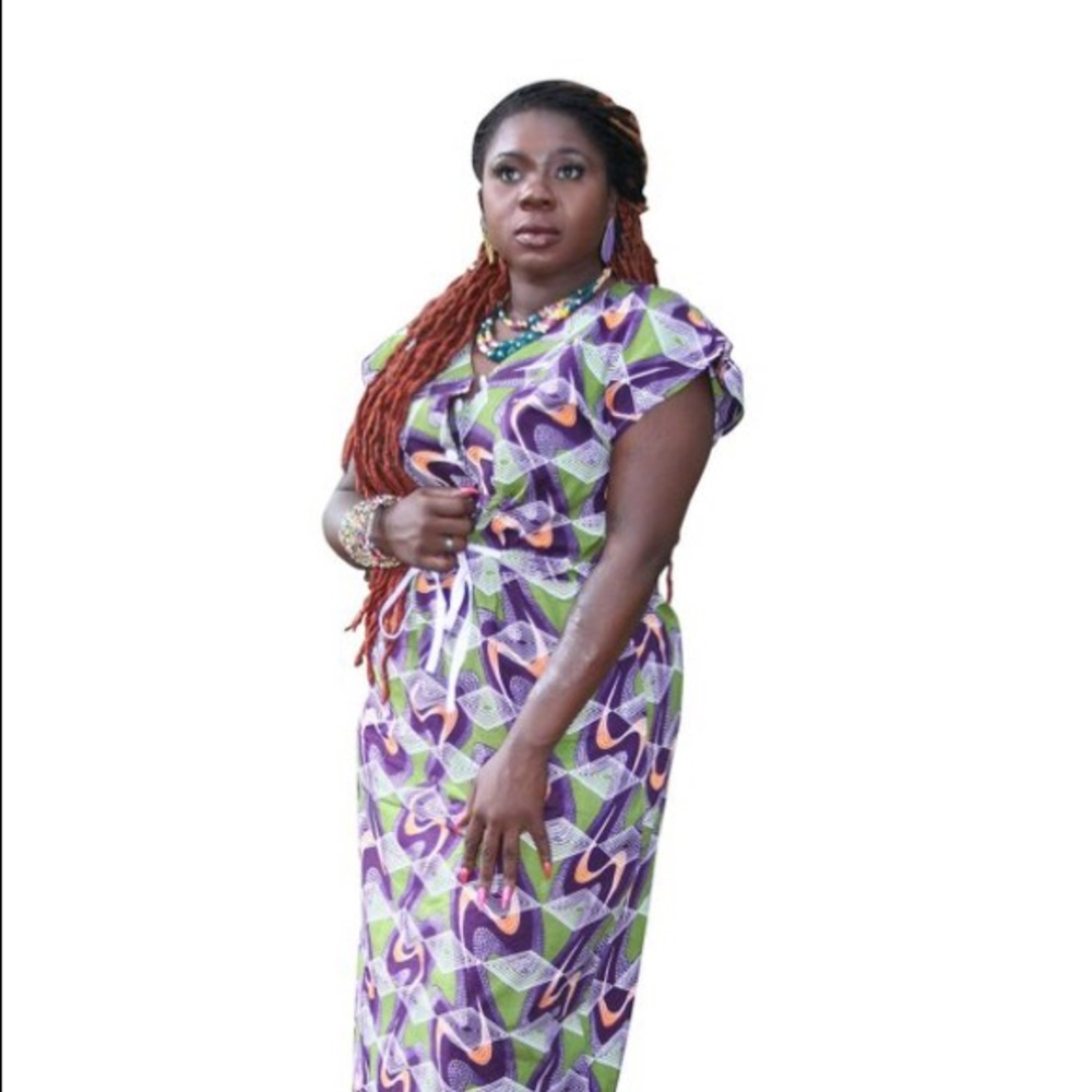 African Drawstring Dress